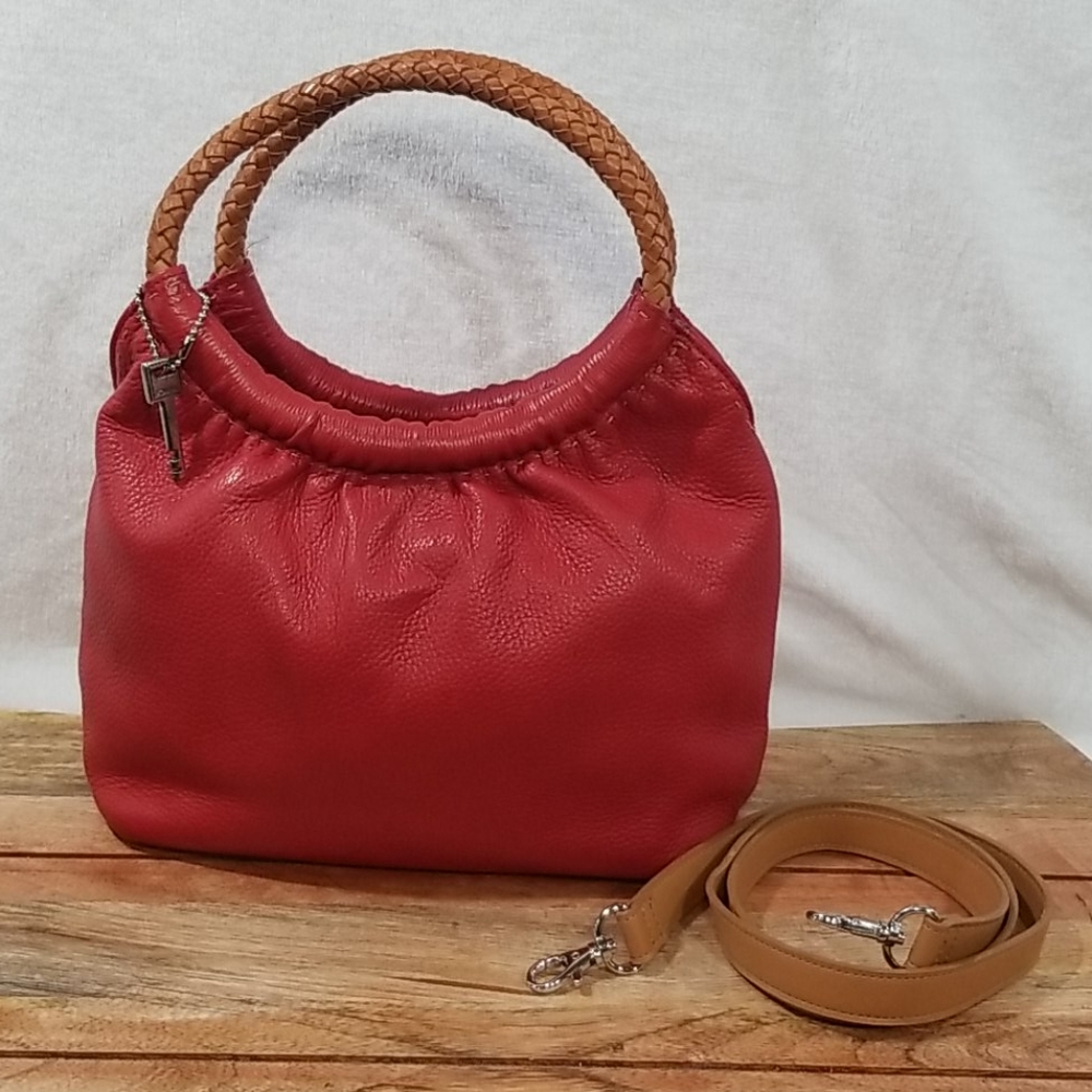 Fossil Red Leather Purse - Picture 2 of 5